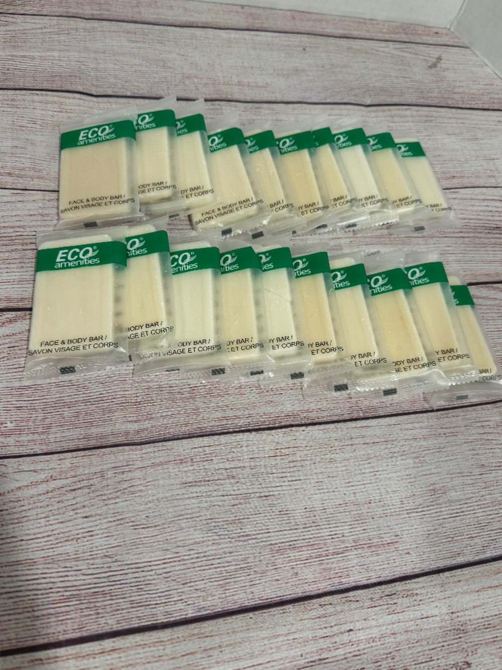 Bundle of 20 Hotel Soap Bars - Eco Amenities - Hotel AIRBNB Travel Camping